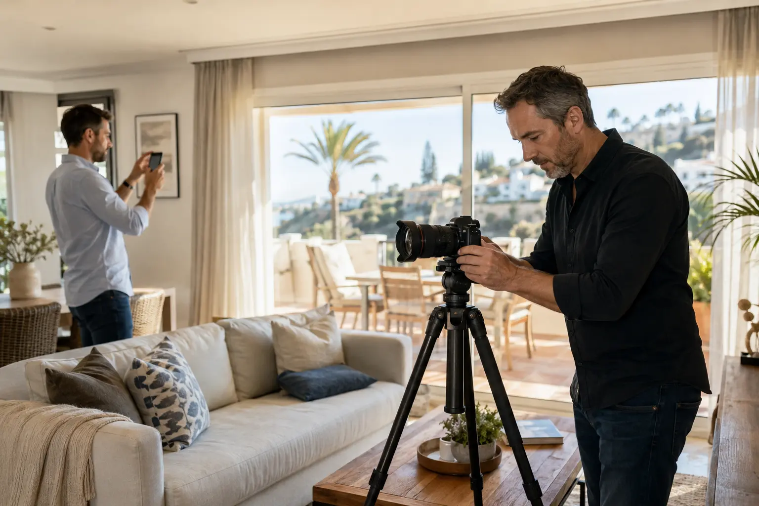 ¿Fotos con móvil o fotógrafo inmobiliario? Cuándo puedes hacerlo tú y cuándo contratar a un profesional